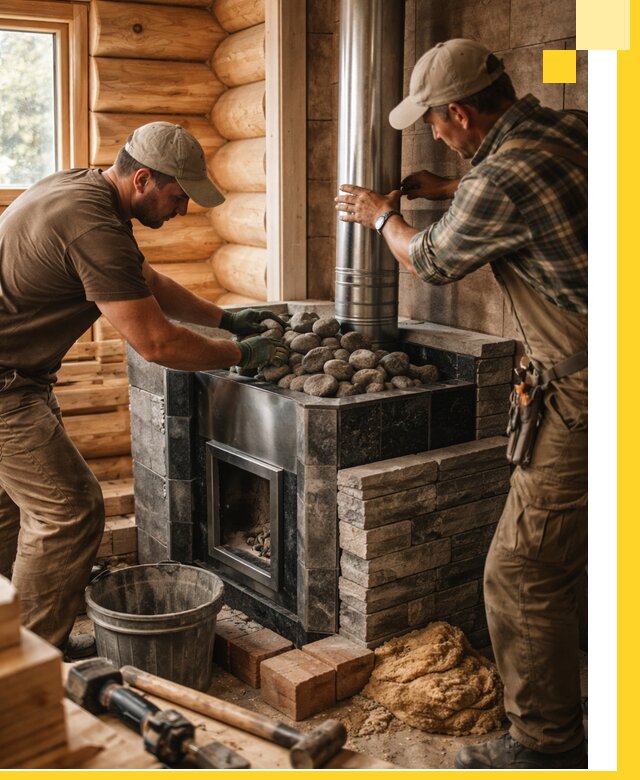 Строительство и отделка русских бань под ключ в Чебоксарах