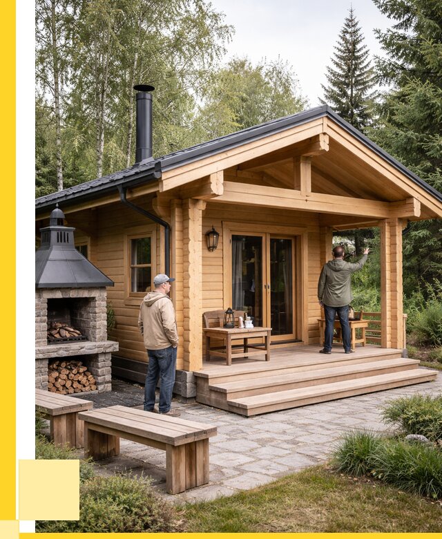 Деревянные бани под ключ в Чебоксарах от 462780 р. | ЭриданЧбк