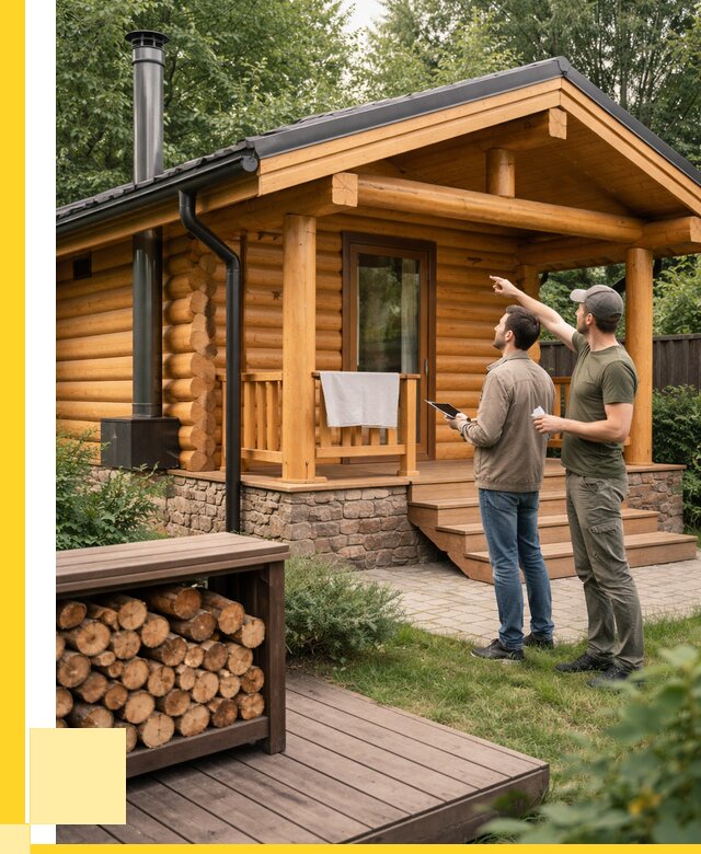 Бани для дачи под ключ в Чебоксарах от 257100 р. | ЭриданЧбк