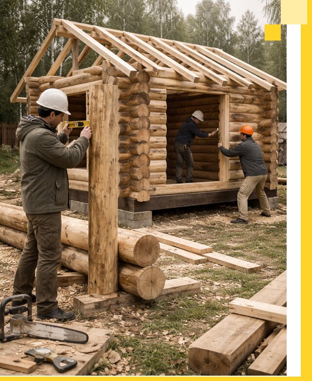 Строительство бань для дачи под ключ в Чебоксарах с доставкой и монтажом