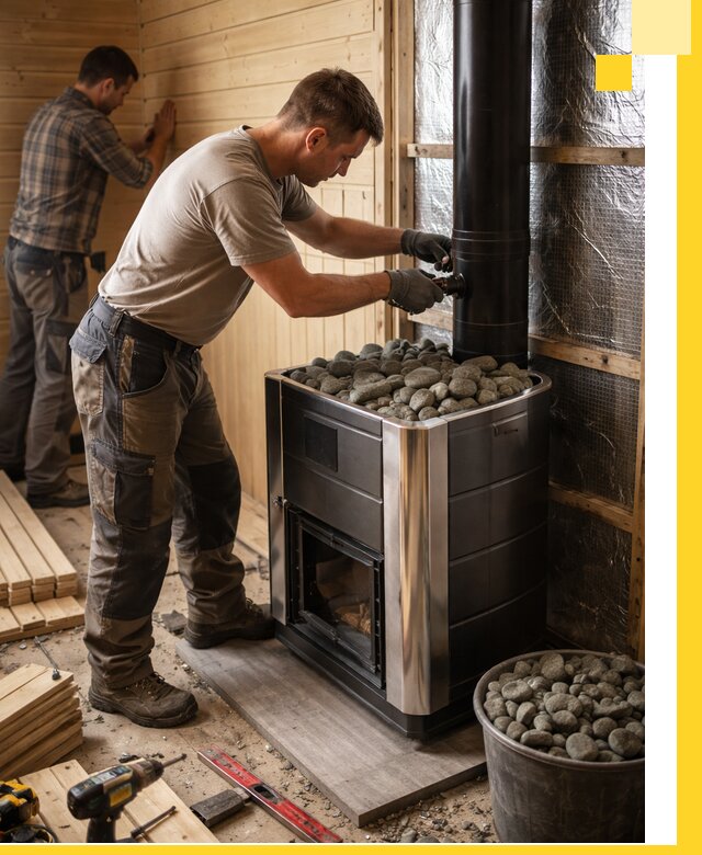 Проектирование и строительство парилок для бани в Чебоксарах под ключ