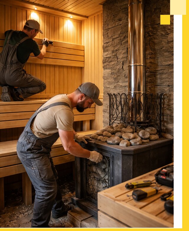 Комплексный дизайн бань, саун и зон отдыха в Чебоксарах