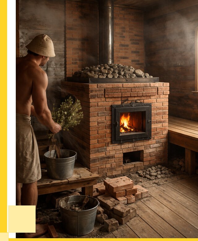Кирпичные банные печи в Чебоксарах от 92556 р. | ЭриданЧбк