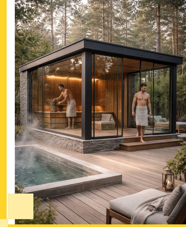 Стеклянные бани и двери в Чебоксарах от 462780 р. | ЭриданЧбк