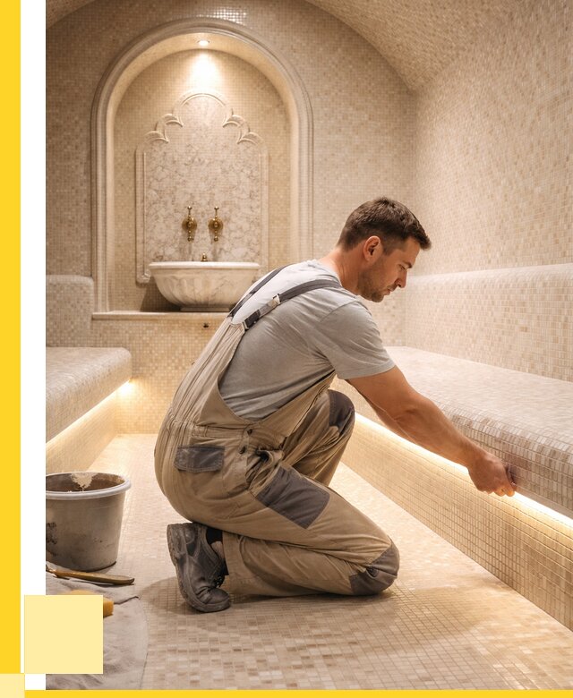 Отделка хамамов под ключ в Чебоксарах от 5656 р. | ЭриданЧбк