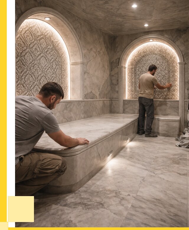 Турецкие бани под ключ в Чебоксарах от 257100 р. | ЭриданЧбк