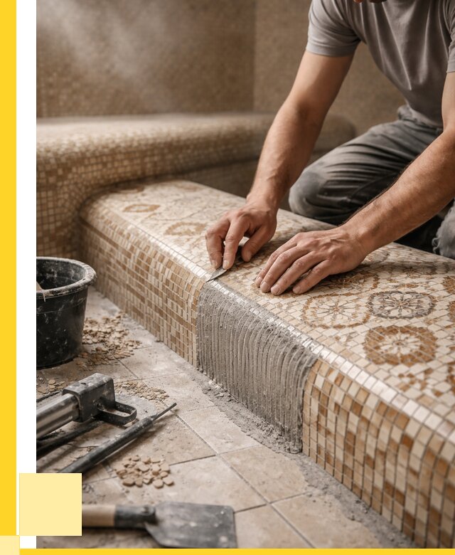 Плитка для хамама под ключ в Чебоксарах от 3599 р. | ЭриданЧбк